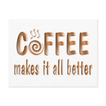 Coffee postcards