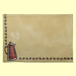 Coffee Pot and Beans placemats