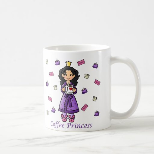 Coffee Princess Classic White Coffee Mug Zazzle