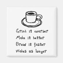 Coffee Punk Magnet