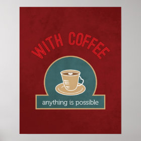 Coffee Quote Poster