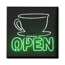 Coffee Shop Magnet by JoyOfLife Coffee Shop Magnet
