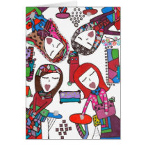 coffee shop note card cards