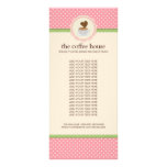 Coffee Shop Product Rack Cards