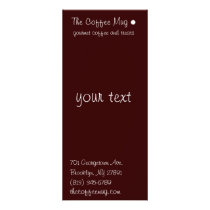 Coffee Shop Rack Card
