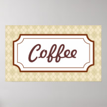 Coffee Sign Poster