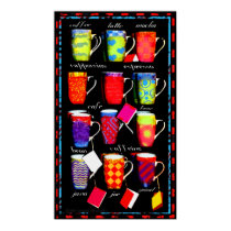 Coffee Slang Mug Art poster posters