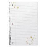 Coffee Stained Notebook Paper (Top 10) Custom Stationery