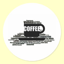 Coffee stickers
