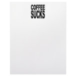 Coffee Sucks letterhead