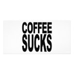Coffee Sucks Photo Greeting Card