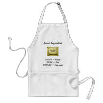 Coffee Sugar Crystal Apron aprons