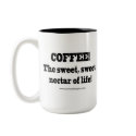 Coffee Sweet Nectar HUGE mugs by churchladyland Coffee Sweet Nectar HUGE mugs