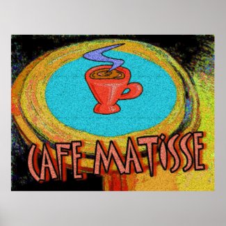 Coffee Table Matisse cafe print