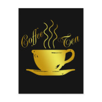 COFFEE & TEA POSTCARDS