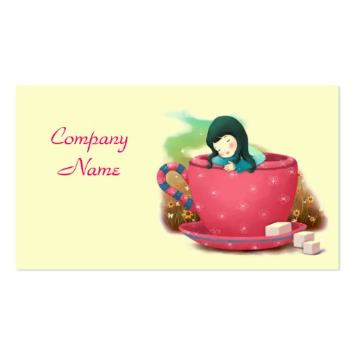 Coffee/Tea Shop Business Card (front side)