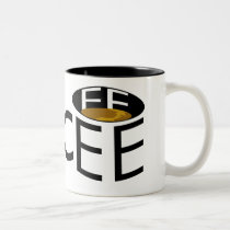 coffee, typography, design, Mug with custom graphic design