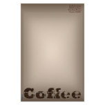 Coffee The Word Customized Stationery