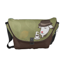 Coffee Time de Sr. Goat's Bolsa De Mensajeria