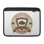 Coffee Time Yes Please Logo MacBook Air Sleeve
