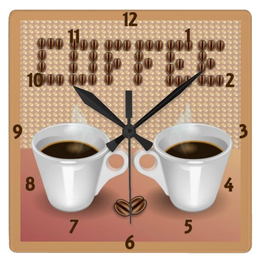 Coffee Wall Clock