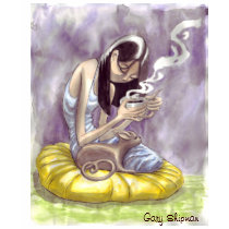 "Coffee with a friend" T-Shirt by Gary_Shipman "Coffee with a friend" T-Shirt