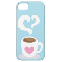 Coffee with steam iPhone 5 covers