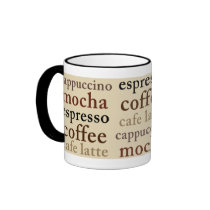 Coffee Words Mug