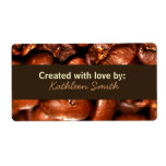 Coffeebeans Recipe/Goodies Label labels