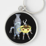 CoffeeBot & MilkBot by Valxart Keychains