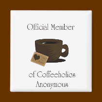 coffeeholic Anonymous Magnet