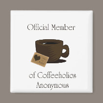 coffeeholic Anonymous Magnet