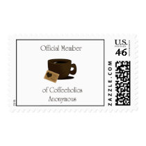 coffeeholics Anonymous postage by Carennedy coffeeholics Anonymous postage