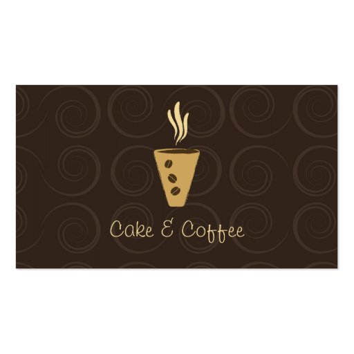 Coffeeshop Business Card (back side)