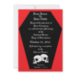 Coffin Ebony (Ruby) Wedding Invitation