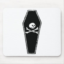 Coffin for Mary Mousepad