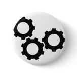 cog wheel icon pinback buttons