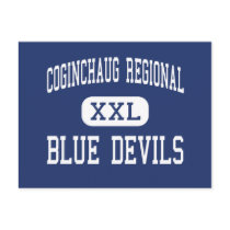 Coginchaug Regional - Blue Devils - High - Durham postcards
