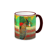 Cognac Jacquet Vintage Advertising Poster Mugs