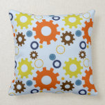 Cogs and Gears Pillow pillows