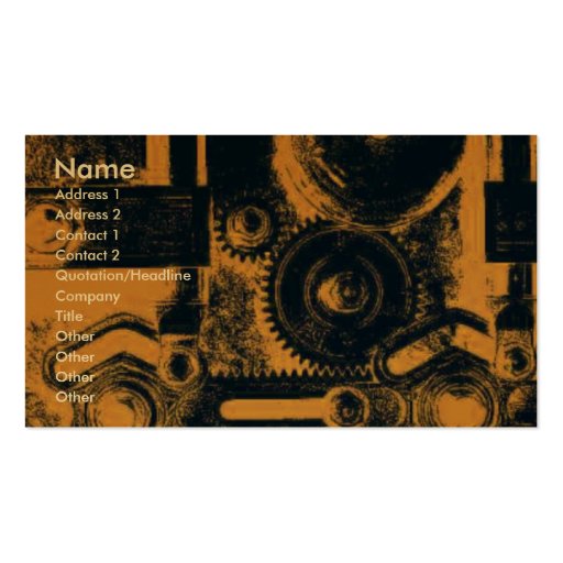 Cogs Business Card