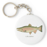 Coho Salmon Keychain keychains by chartingnature Coho Salmon Keychain keychains