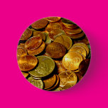 Coins Pinback Button