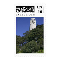 Coit Towe on Telegraph Hill Stamps