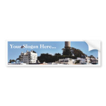 Coit Tower On Telegraph Hill In San Francisco Take bumper stickers