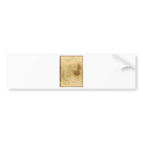 Coition of a hemisected man and woman bumper stickers