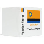 Cojedes Flag with Name 3 Ring Binders