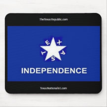 Cojín de ratón de la independencia de Tejas Alfombrilla De Ratones