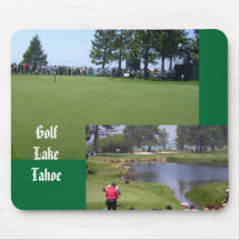 Cojín de ratón de Tahoe del golf "Golfing en la co Tapete De Ratones