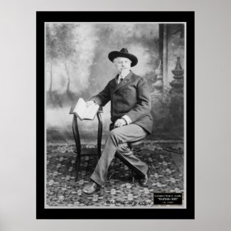 Col. Wm F. Buffalo Bill Cody 1907 print